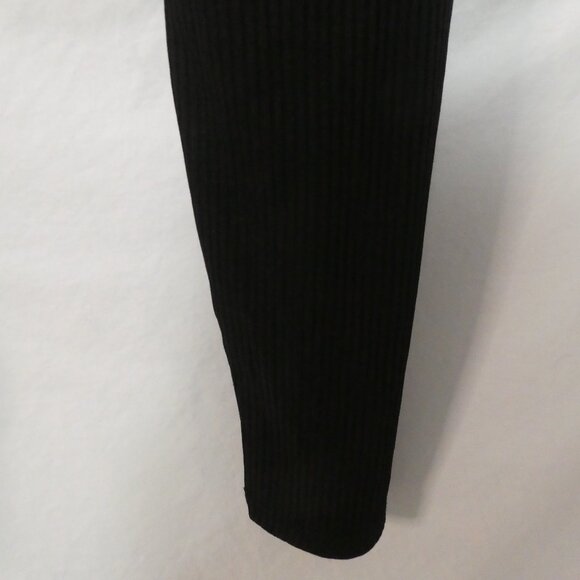 SHEIN - Curve | 1XL | Textured Ribbed Black Stretchy Leggings - Picture 16 of 16